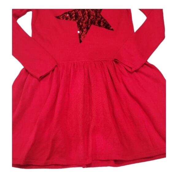 Cat & Jack Red Knit Dress - Picture 3 of 7